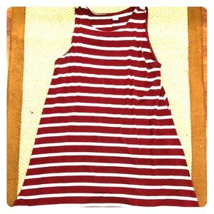 Striped Sleeveless Dress